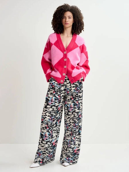 Essentiel Antwerp Helena Wide-leg Pants In Pink