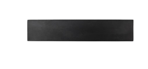Rockingham Forge Magnetic Knife Rack 30cm Black Rubber Wood by Grunwerg