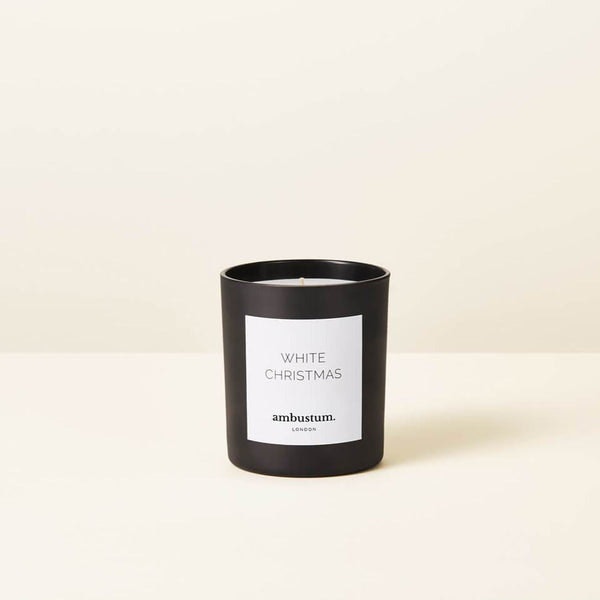 White Christmas Mini Hand-poured Candle by Ambustum