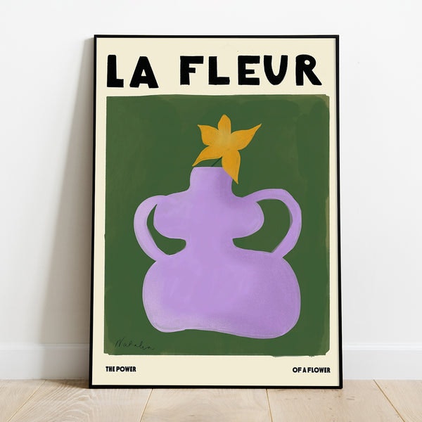 A3 La Fleur Print by Natalia Bagniewska