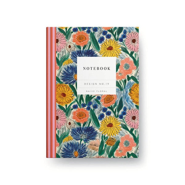 Design No.19 Naive Floral Hardback Notebook by Ohh Deer UK + EU