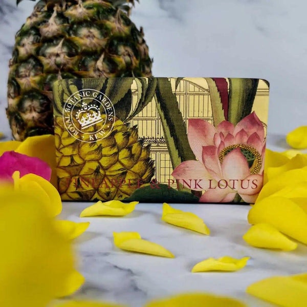 Pineapple & Pink Lotus Kew Garden Soap by Distinctly Living