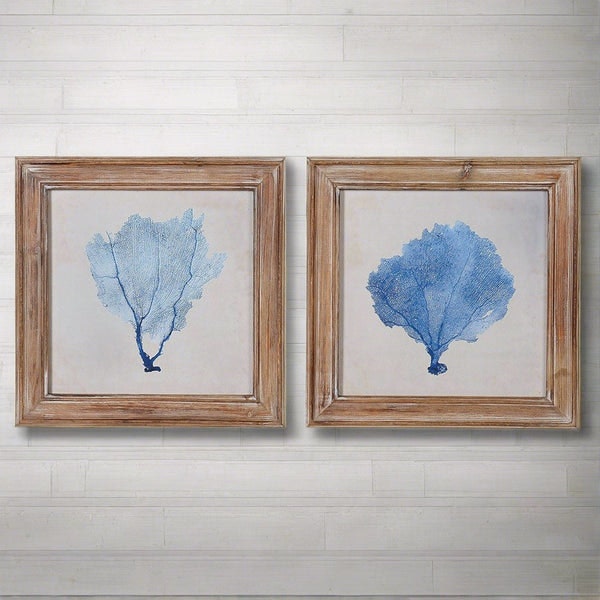 Set Of Two Coral Art Prints by Distinctly Living