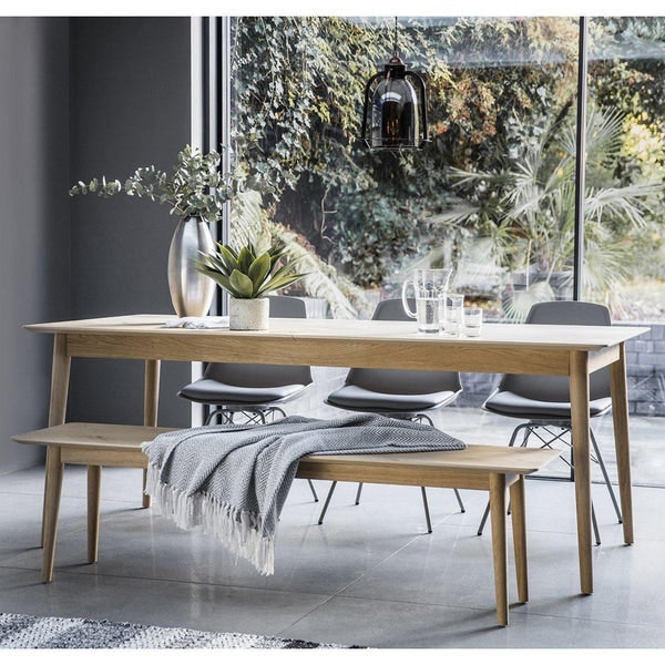 Bigbury Seater Extending Oak Table by Distinctly Living