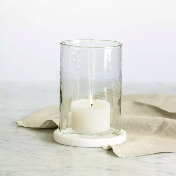 Marble Based Candle Hurricane by Distinctly Living