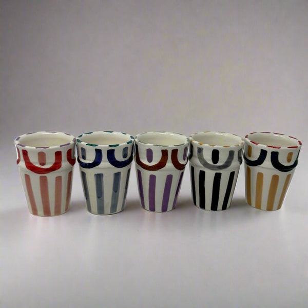 Brown Ceramic Small Coffee Cup Betty by Artisan Stories