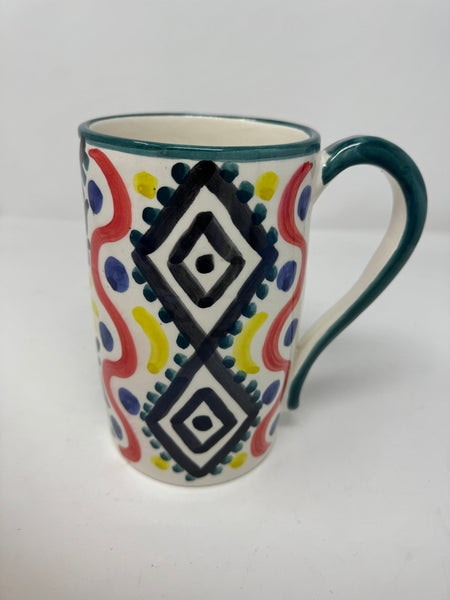 Spike Colourful Ceramic Jug by Artisan Stories