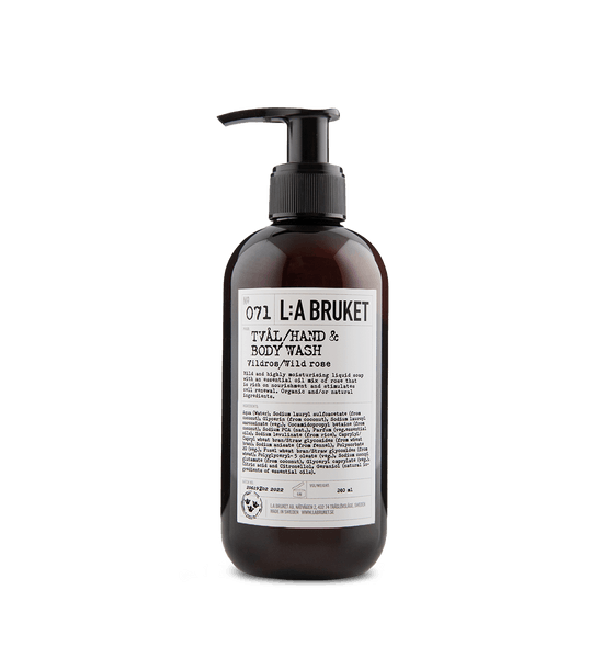 071 Hand & Body Wash, Wild Rose by L:A Bruket