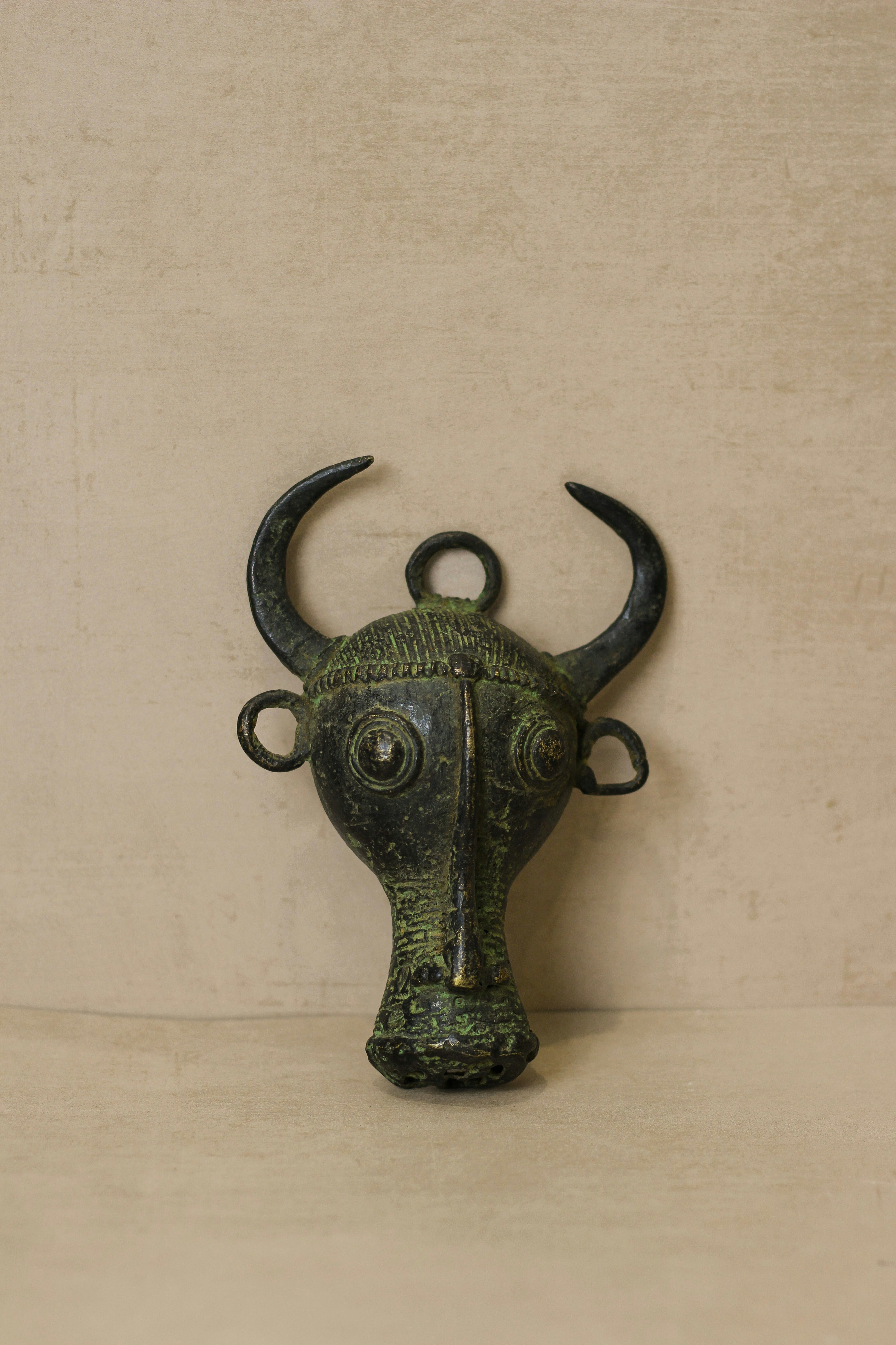 Benin Bronze Ox - 78.1 by botanicalboysuk