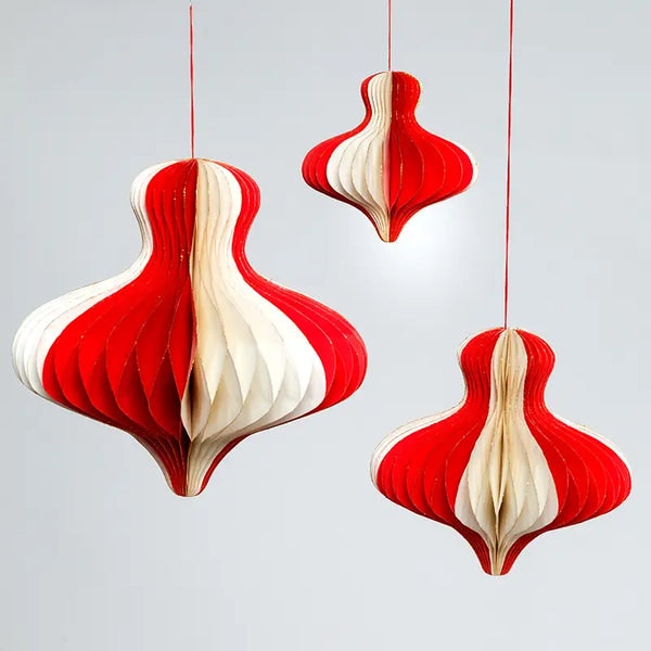 Two Tone Paper Chandelier Decoration - Extra Large by Globe Enterprise