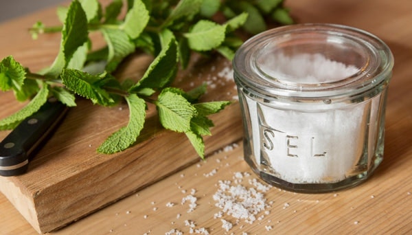Recycled Glass Sel Pot by ReFound Objects