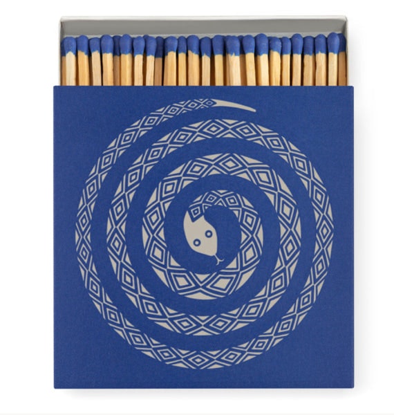 Blue Snake Matches by Archivist