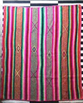 Peruvian Frazada Rug - No.4 by Rainstick Trading