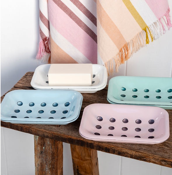 Enamel Soap Dish by Rex London