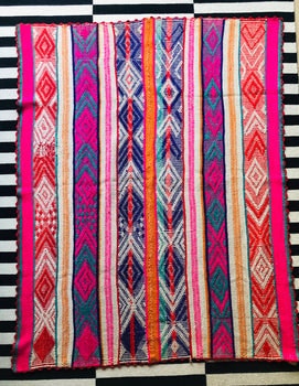 Peruvian Frazada Rug - No.3 by Rainstick Trading