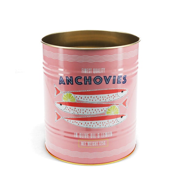 Xl Pink Anchovies Tin by Rex London