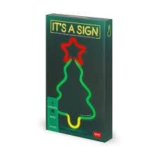 Neon Christmas Tree Light by Legami Milano