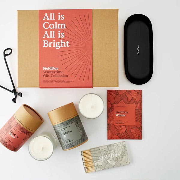 Christmas Wintertime Gift Soy Wax Candle Collection by FieldDay