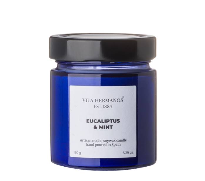Vila Hermanos - Eucalyptus Soybean Wax Candle - Mint