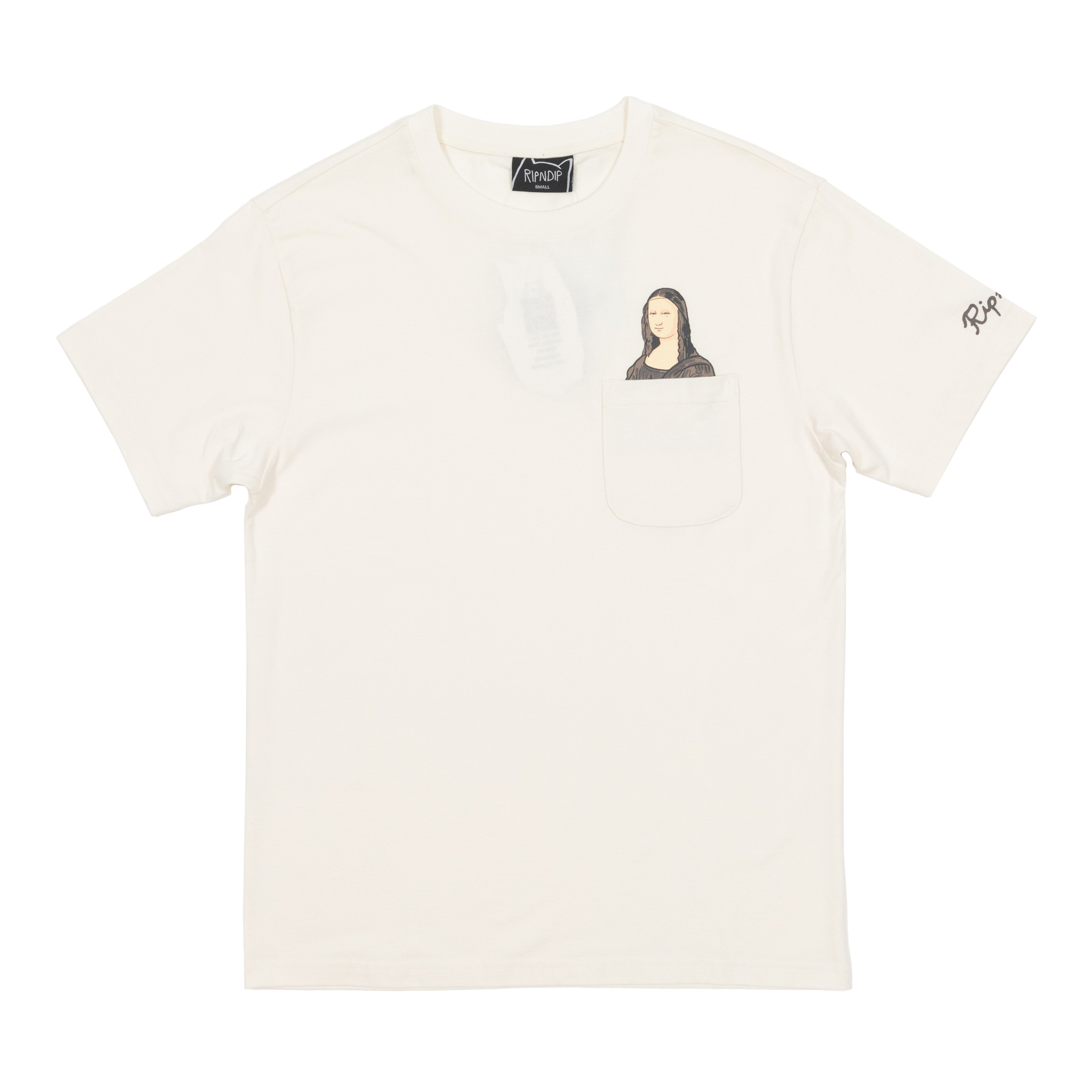 Ripndip - Nermalisa Pocket Graphic T-shirt In Cream - S