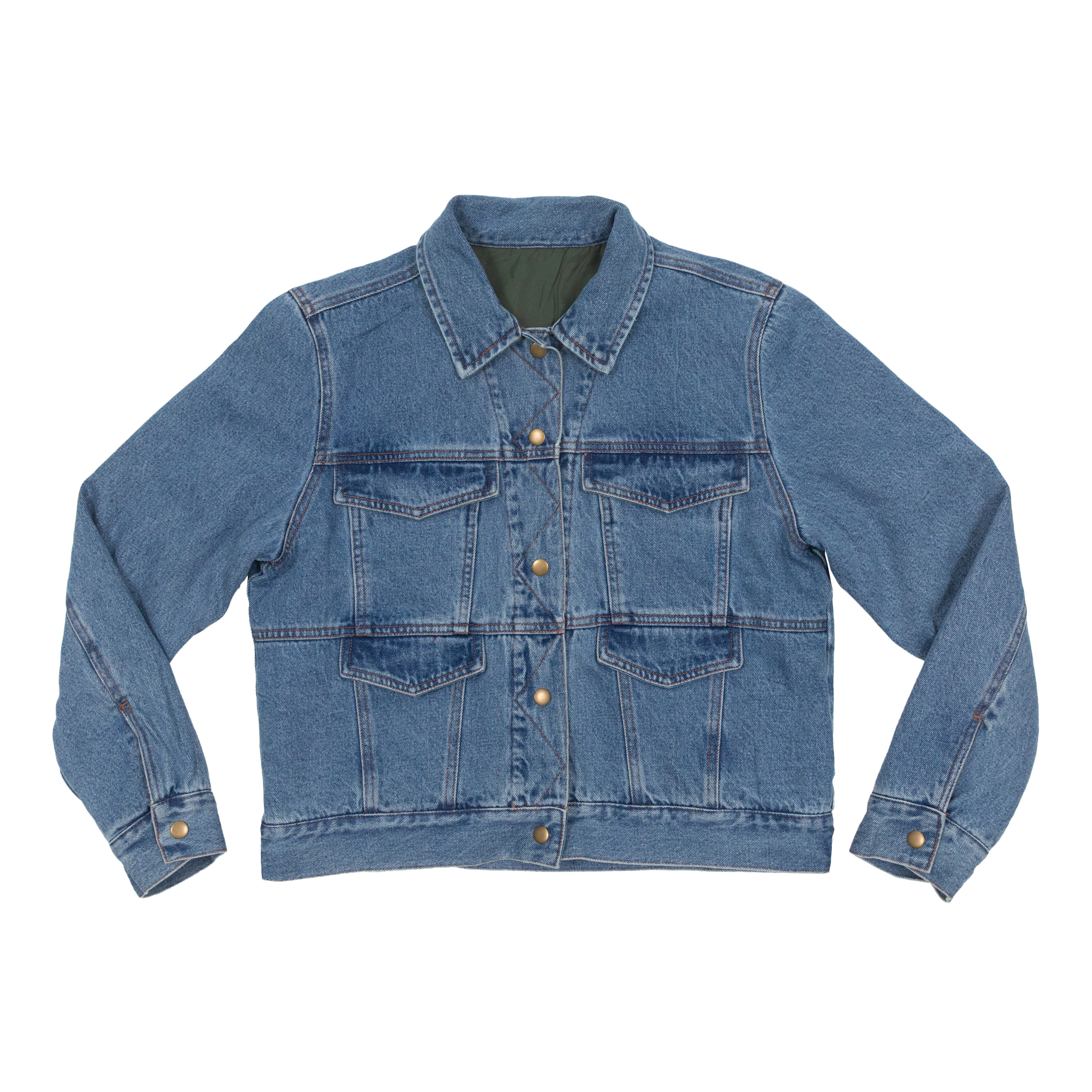 Deus Ex Machina - Womens Marla Reversible Jacket In Denim - M