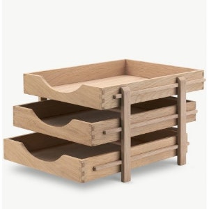 Oak Dania Letter Tray by Skagerak