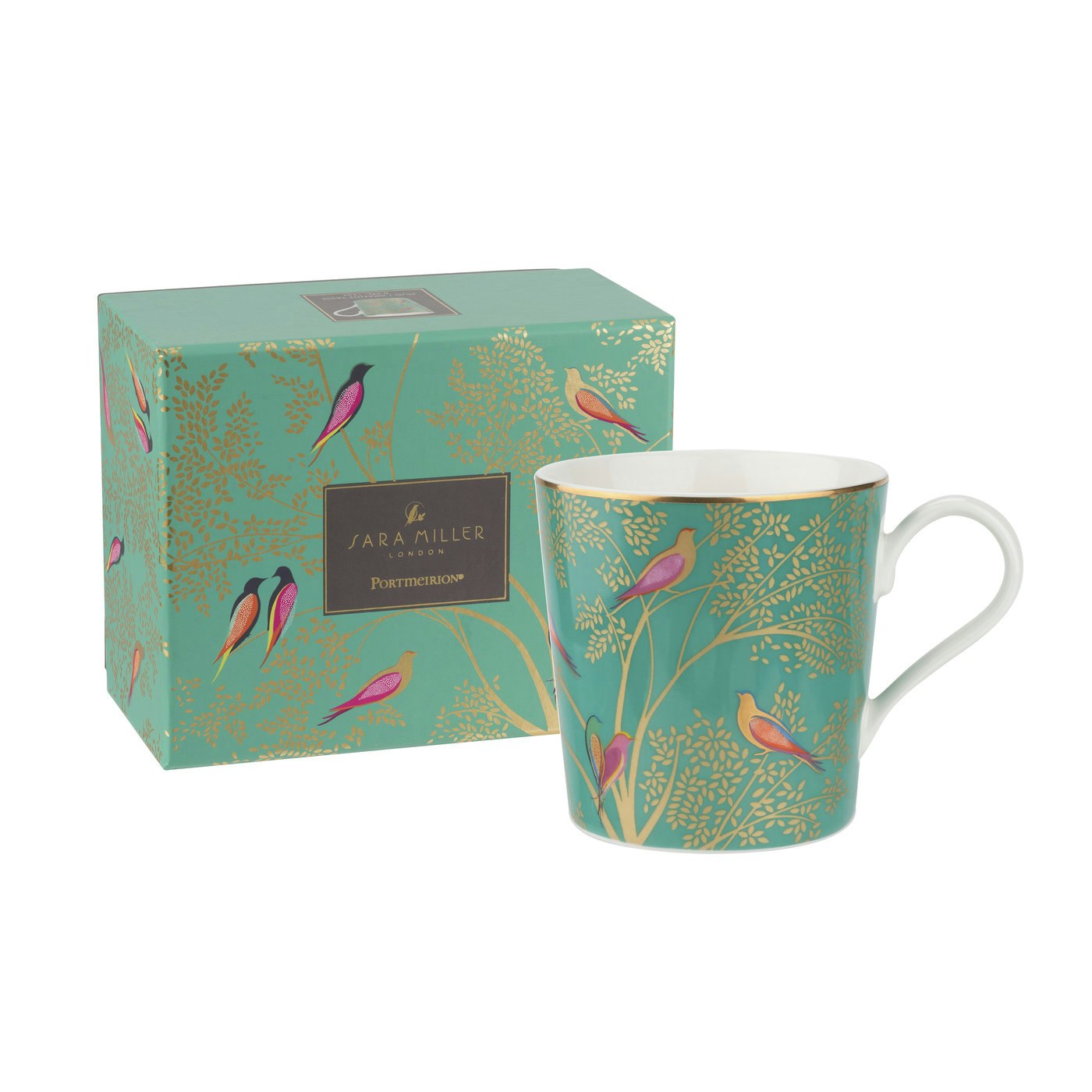 Sara Miller Chelsea Collection Green Mug by Portmeirion