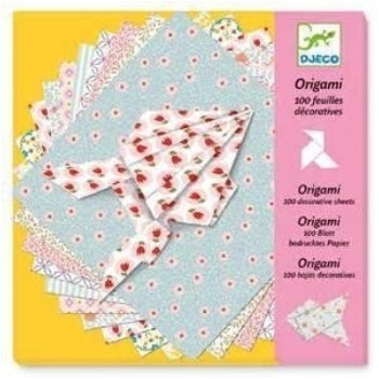 100 Girls Origami Sheets by Djeco
