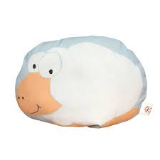 L'ours Kiwi - Coussin Fluffy - White/blue