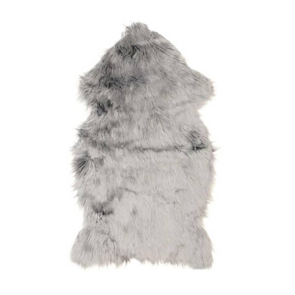 Stolze Lebensart - Grey Acrylic And Polyester Floormat Fake Fur - Grey/grey - Acrylic And Polyester | Grey