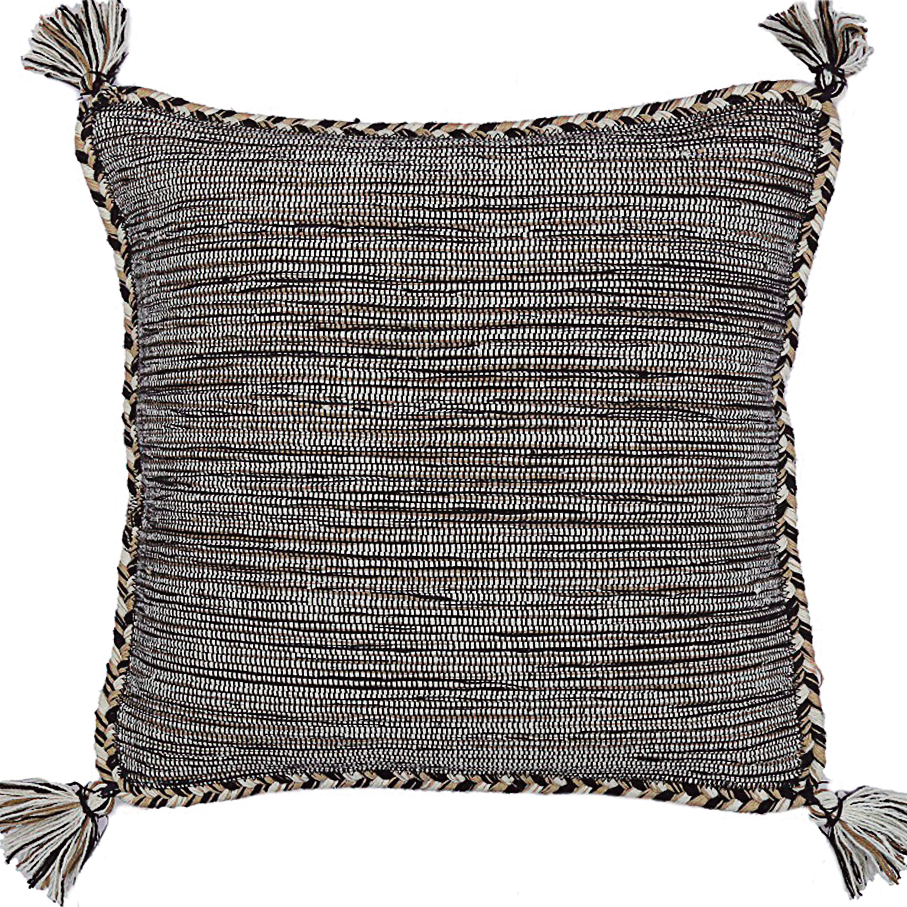 Maison Nomade - 70 x 70cm Brown Cotton Cushion - Brown/brown - Cotton | Brown