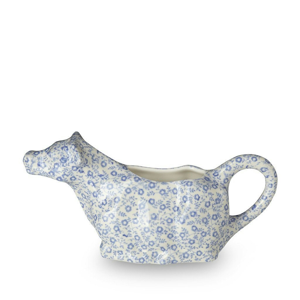 150ml Blue Felicity Cow Creamer by Burleigh