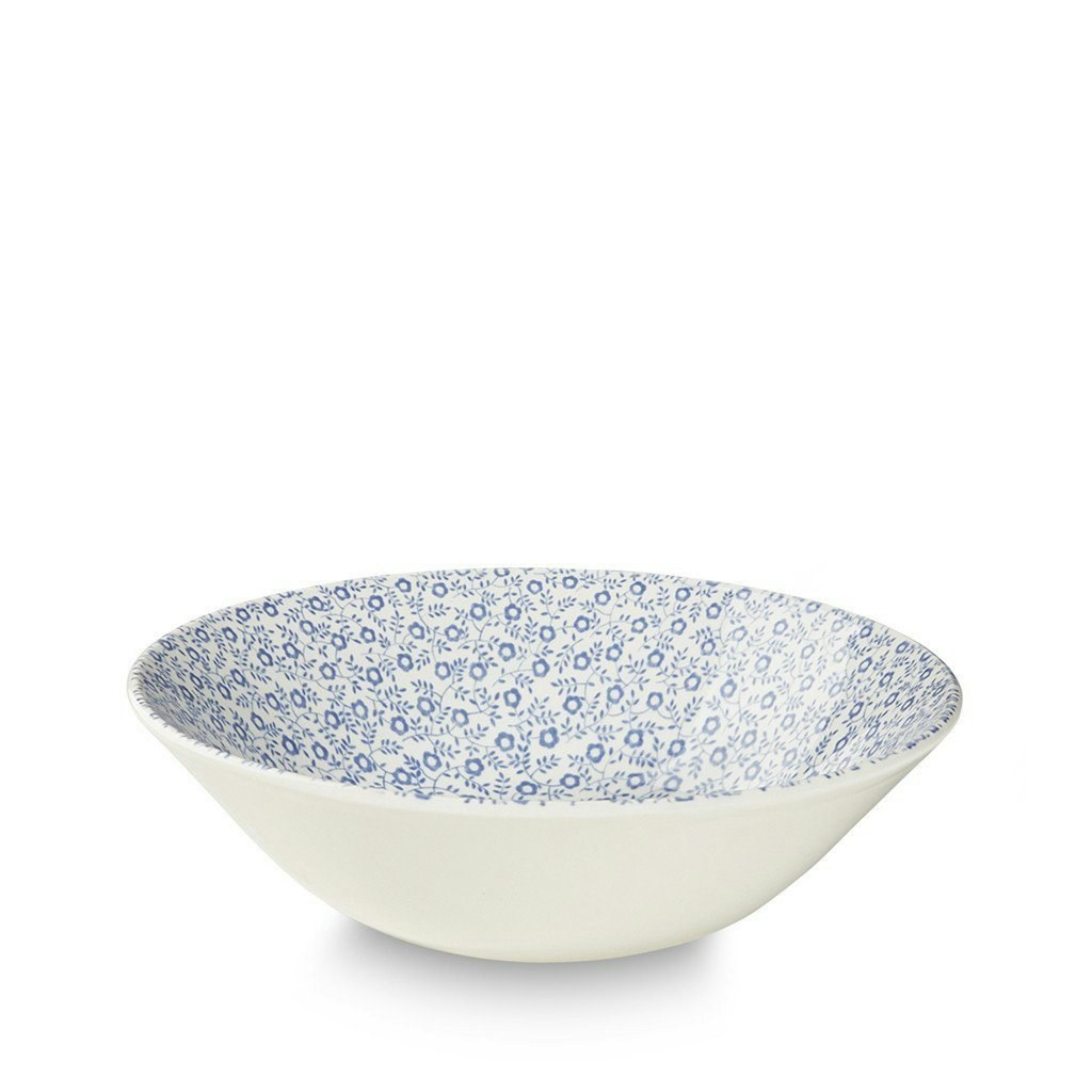 16cm Blue Felicity Cereal Bowl by Burleigh