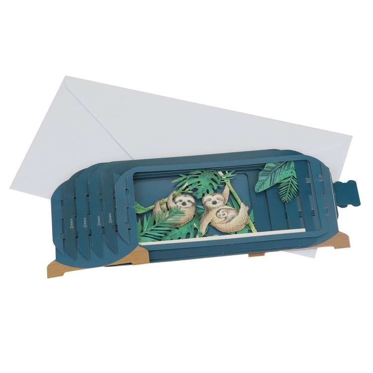 Sloth Message in a Bottle Card by Alljoy Design