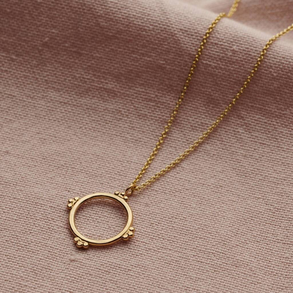 Posh Totty Designs - 18ct Gold Plate Medium Crown Necklace - Gold/gold - One Size | Sterling Silver | Gold