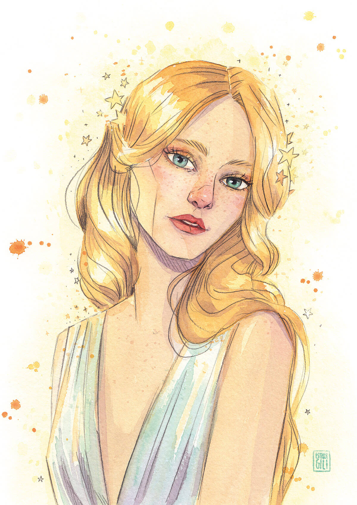 Esther Gili - "Hoshi" Limited Edition Art Print By Esther Gili