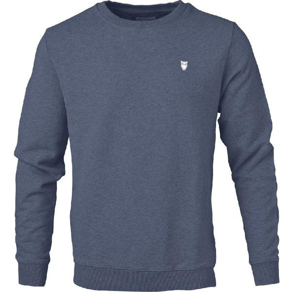 Knowledge Cotton Apparel - Elm Sweatshirt Blue - Xl