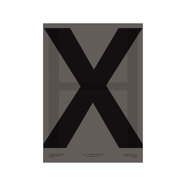 Plty - A3 In Love With Typography Hx Poster - A3 | Paper