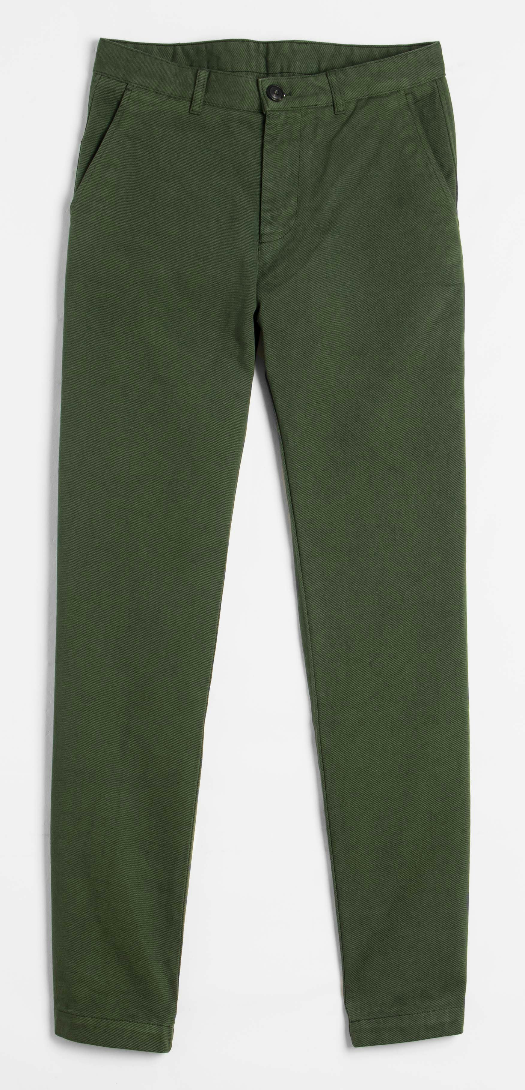 Homecore Lynch Twill Trouser (cocodrile) In Green