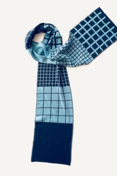 Olula - Blue Kyoto Wool Scarf