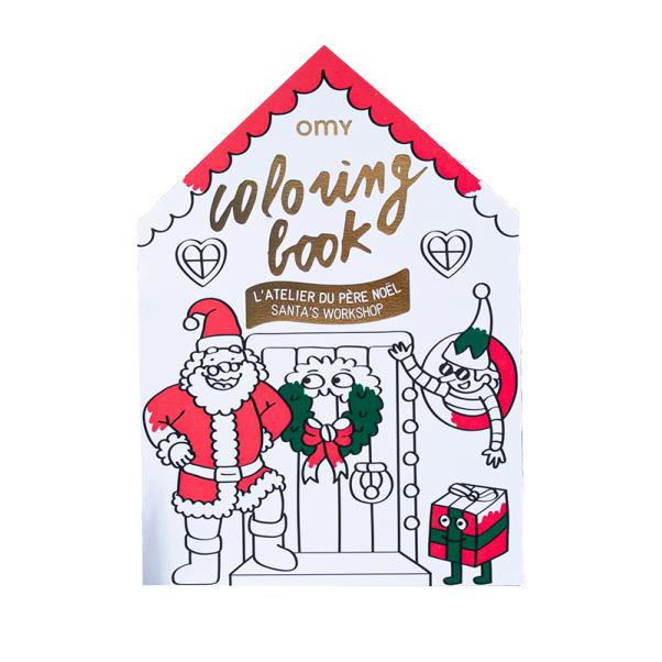 Omy - Santas Workshop Colouring Book - Christmas
