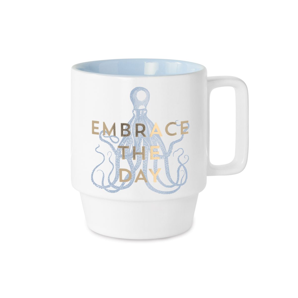 Design Works Ink. - Embrace The Day Stackable Ceramic Mug