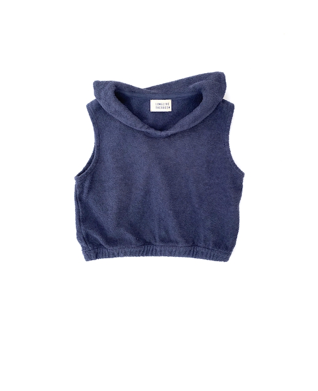 Long Live The Queen - Terry Top/indigo - Blue/blue - Organic Cotton | Blue | 10 Years