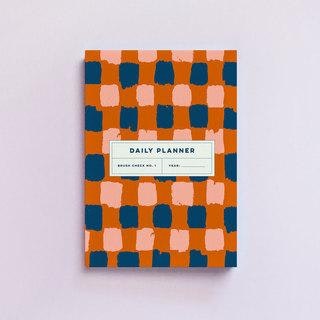 Brush Check Daily Planner Book by The Completist