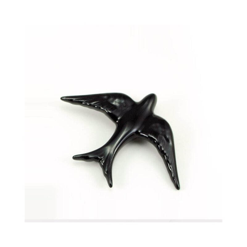 Casa Atlantica - S Black Ceramic Swallow