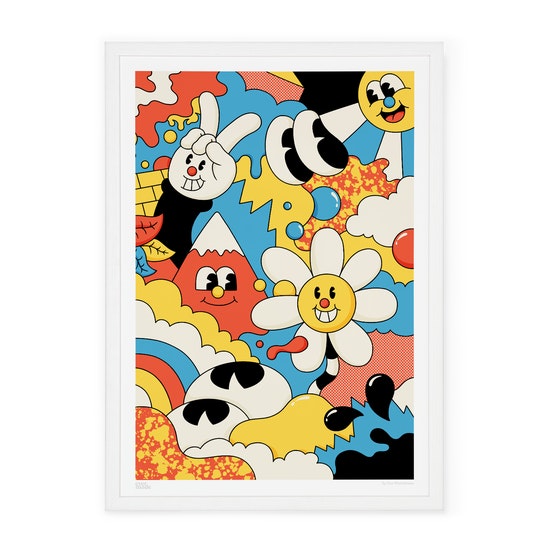 Beautiful Disaster Print by Super Freak