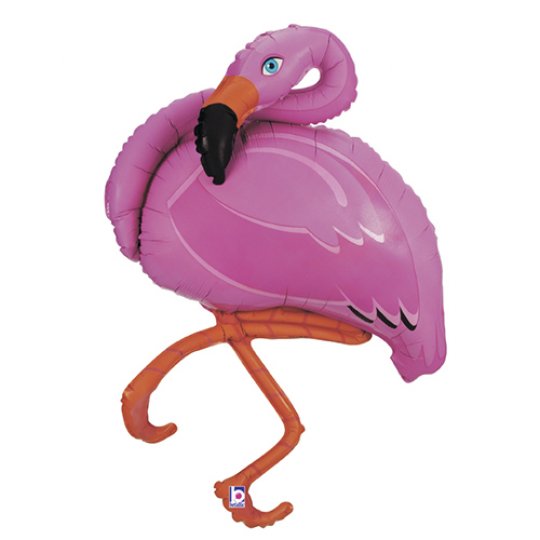 Foil - Pink Flamingo Balloon