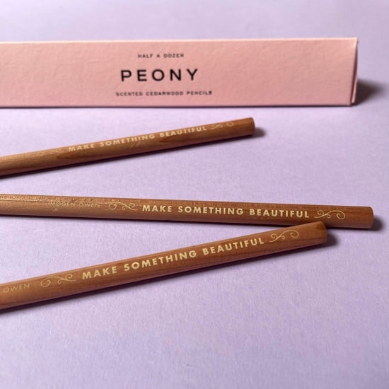 Peony Scented Pencils by IMOGEN OWEN