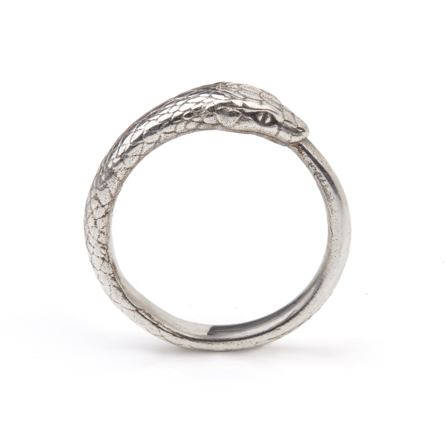 Rachel Entwistle - Ouroboros Snake Ring Large - V / Sterling Silver - V / Sterling Silver