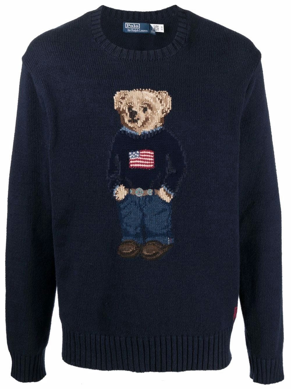 Vtg offers POLO JEANS CO Ralph Lauren Sweatshirt Sweater Jumper Stadium Bear Lauren